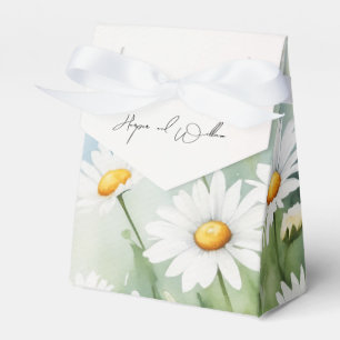 Daisy meadow wedding favour box