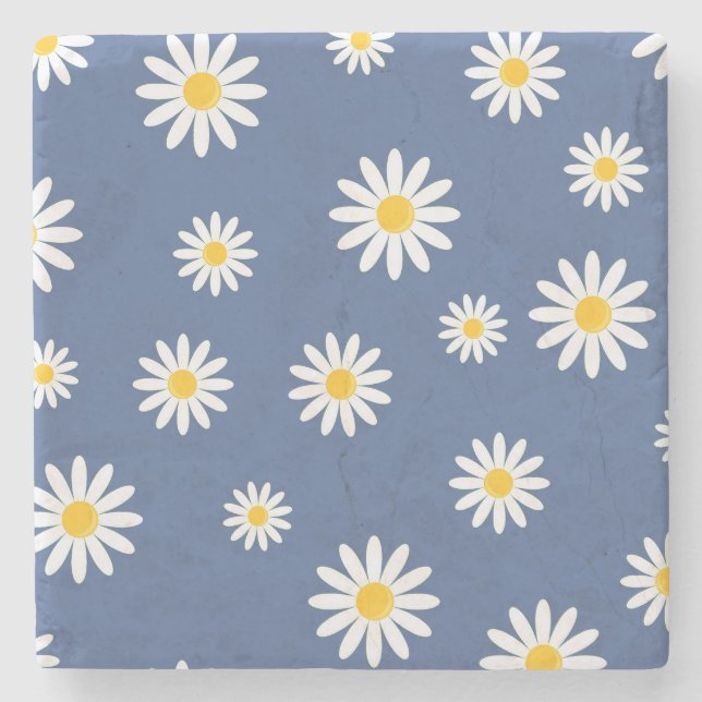 Daisy Meadows Blue Stone Coaster (Front)