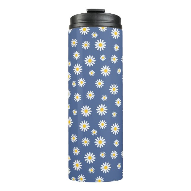 Daisy Meadows Blue Thermal Tumbler (Front)