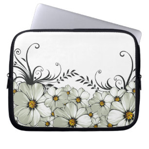 daisy morning laptop sleeve