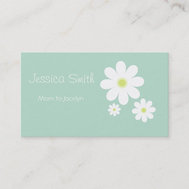 Daisy Mummy Calling Card (Front)