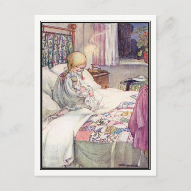 Daisy My Dolly by Anne Anderson Postcard (Front)