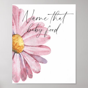Daisy - name that baby food poster