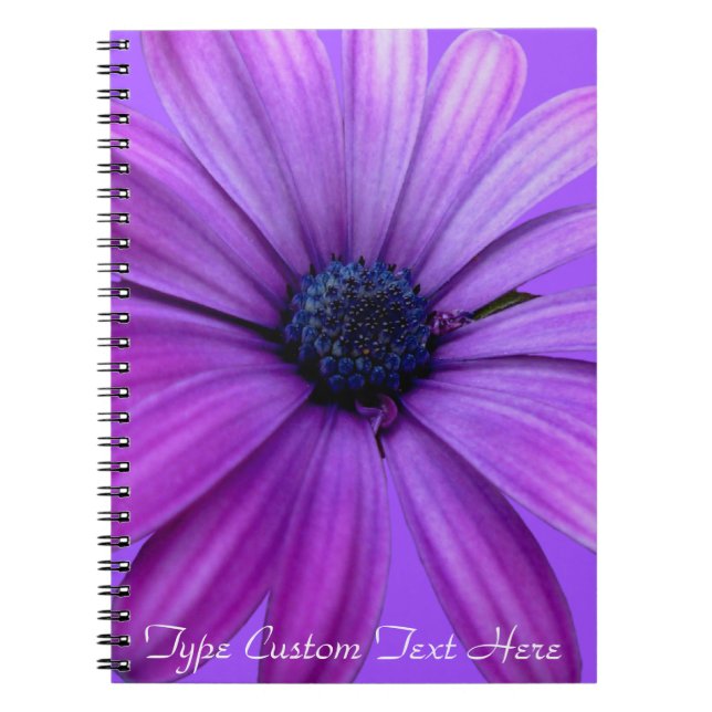 Daisy Notebook Personalised Daisy Flower Notebook (Front)