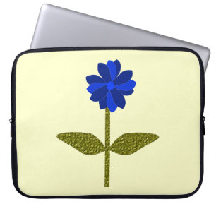 Daisy Ocean Blue Laptop Bag