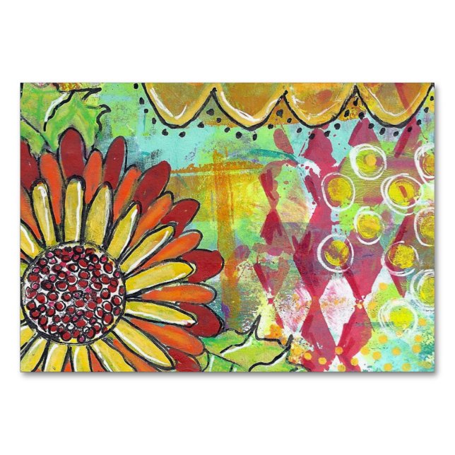 Daisy Original art Table Number (Front)