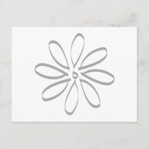 Daisy Outline Postcard