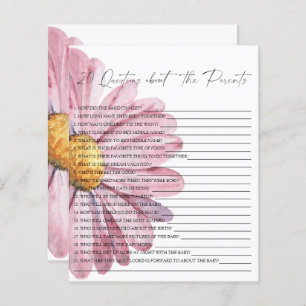 Daisy Party game   20 questions about the Parents