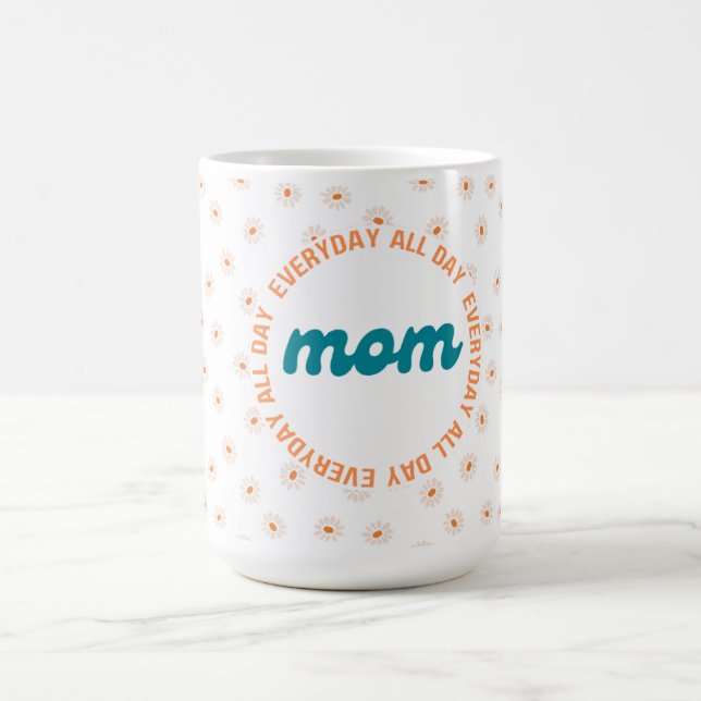 Daisy Pattern Mother’s Day Coffee Mug (Center)