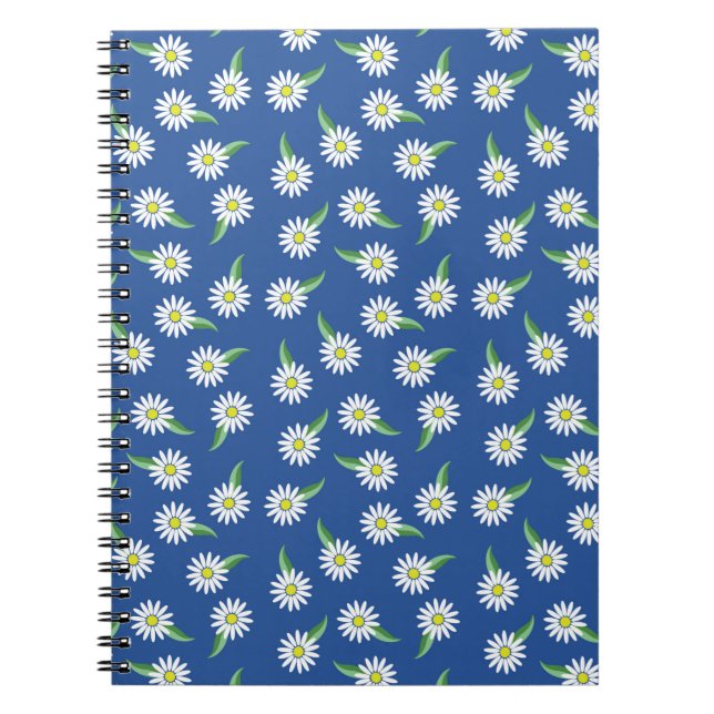 daisy pattern notebook (Front)