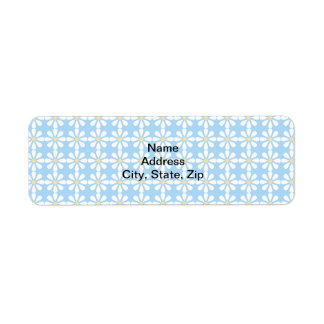 DAISY PATTERN RETURN ADDRESS LABEL