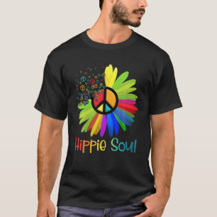 Daisy Peace Sign Hippie Soul Flower Lovers Gifts T-Shirt