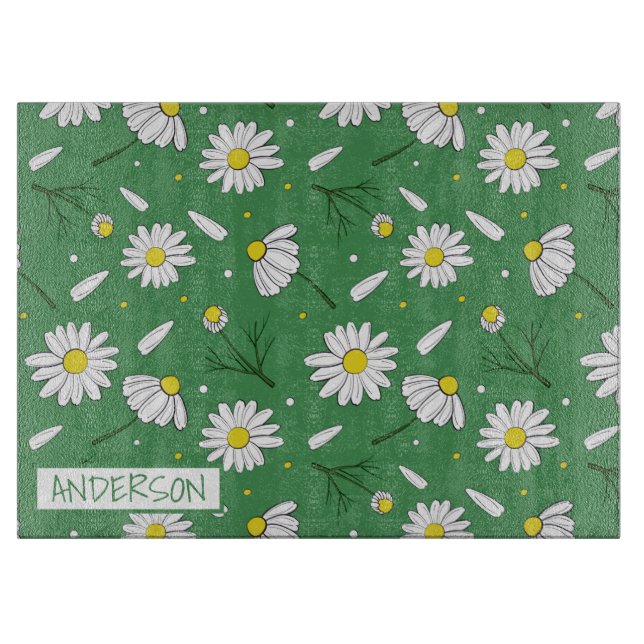 Daisy Personalised Cutting Board (Front)