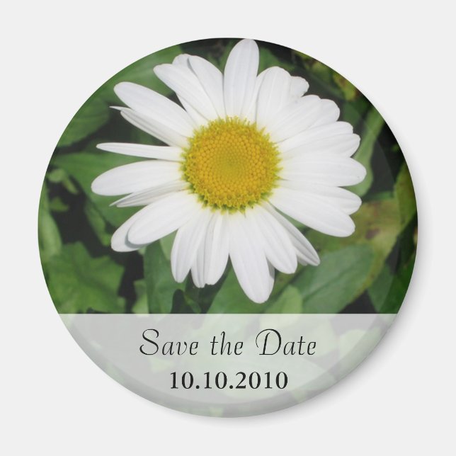 Daisy Personalised Save the Date Magnet (Front)