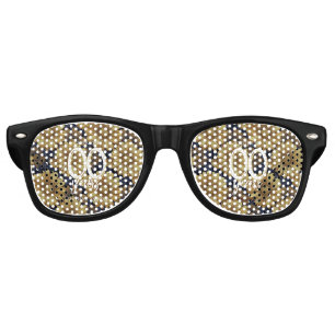 Daisy Petal 40Th Birthday Personalised Retro Sunglasses