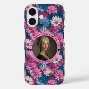 Daisy Petal Milestone Birthday Contemporary iPhone 16 Case
