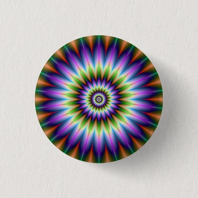 Daisy Petals Pinback Button (Front)