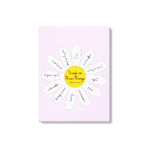 Daisy Philippians 4:8 Decorative Canvas