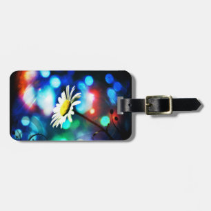 Daisy Pop Art Luggage Tag