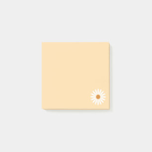 Daisy Post It Notes / Yellow