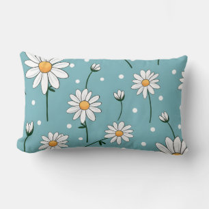 Daisy Print Lumbar Cushion