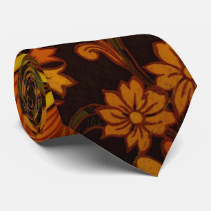 Daisy Print Tie