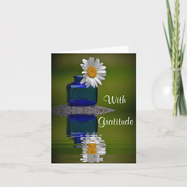 Daisy Reflections Thank You Card (Front)