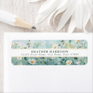 Daisy Return Address Labels