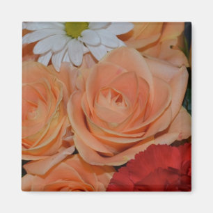 Daisy Roses Flowers Peace Faith Smile Love Juanita Magnet