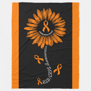 Daisy...RSD/CRPS Fleece Blanket