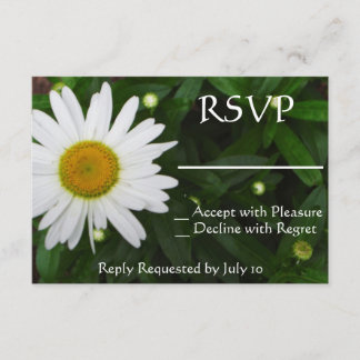 Daisy RSVP Invitation