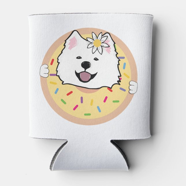 Daisy samoyed can cooler (Front)