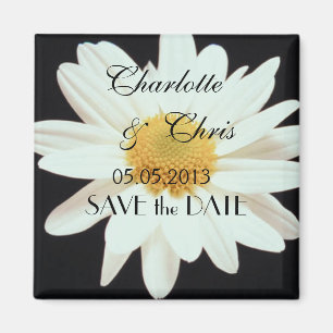 Daisy; Save the Date Magnet