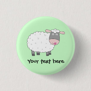 Daisy Sheep 3 Cm Round Badge