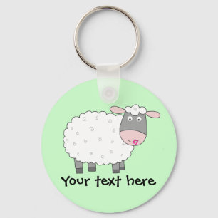 Daisy Sheep Key Ring
