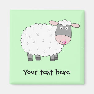 Daisy Sheep Magnet