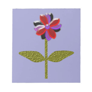 Daisy Shining Plastic Notepad