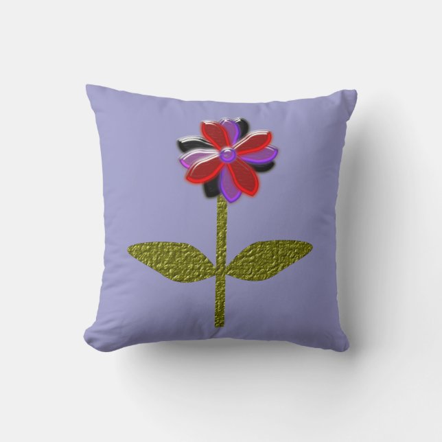 Daisy Shining Plastic Pillow (Front)