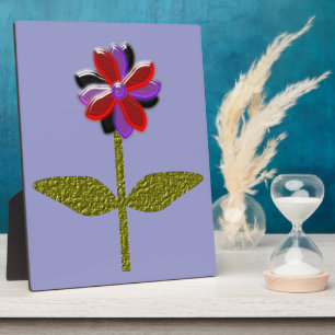 Daisy Shining Plastic Plaque
