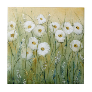 Daisy Spring I Ceramic Tile
