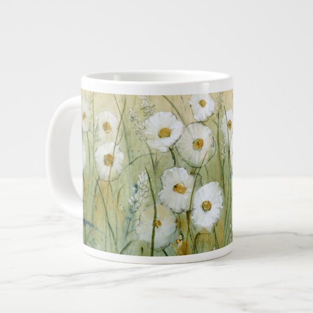 Daisy Spring I Large Coffee Mug (Front Left)