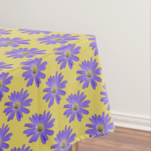 Daisy Tablecloth Purple Daisy Flowers Tablecloth