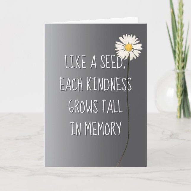 Daisy Thank You Card (Front)