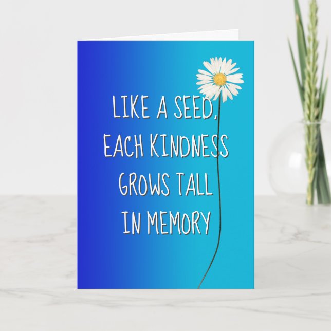 Daisy Thank You Card (Front)