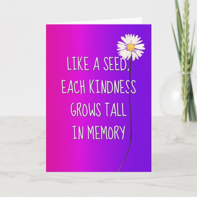 Daisy Thank You Card (Front)