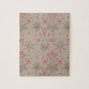 'Daisy', the first wallpaper designed by William M Jigsaw Puzzle