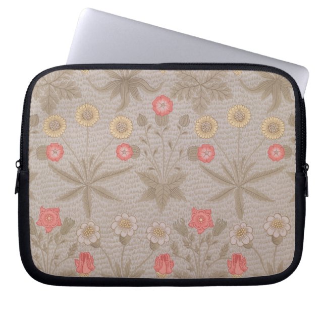 'Daisy', the first wallpaper designed by William M Laptop Sleeve (Front)
