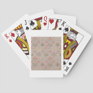 'Daisy', the first wallpaper designed by William M Playing Cards