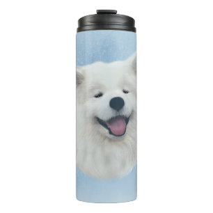 Daisy the samoyed thermal tumbler
