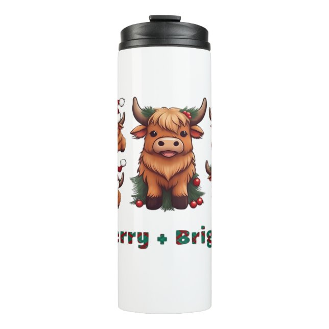 Daisy Vegan Classic T-Shirt Thermal Tumbler (Front)